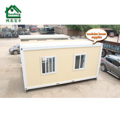 China Modern With Design Flat Pack Container House Fast Life 20Ft Mini Mobile Manufactured Homes for sale