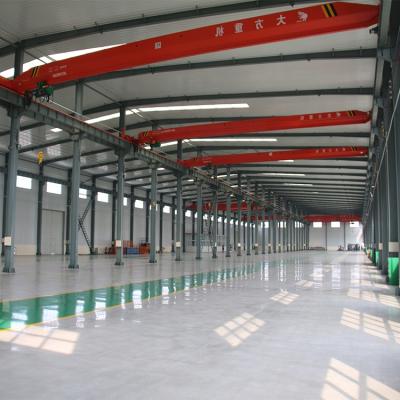 China Steel Workshop Pre-made High Quality Structural Steel Frame Warehouse Factory Workshop Buildings With Crane for sale