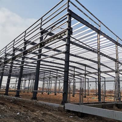 China Sandwich Panel Frame Steel Structure Prefab Workshop Steel Stadium Building for sale