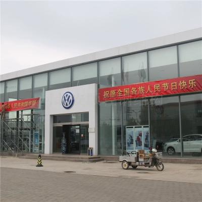 China Industrial Precast Steel Structure Automobile 4S Shop Show Hall for sale