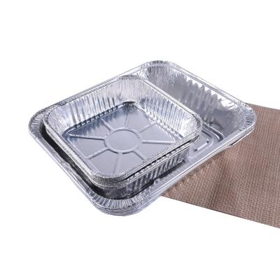 China OEM Logo Aluminum Foil For Food Packing, Small Disposable Aluminum Tray, Small Aluminum Foil Food Container for sale