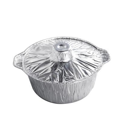 China High Quality Food Grade Aluminum Foil Deep Jar Food Grade Foil Containers With Lids Aluminum Foil Jar For Food for sale