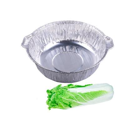 China High Quality Customizable Food Aluminum Foil Pot For Household Use For Outdoor Food Cooking for sale