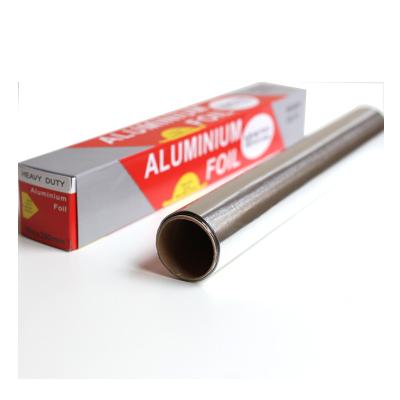 China Food Wrapping Household Foil Good Quality Household Kitchen Aluminum Foil Food Roll Silver Aluminum Foil for sale