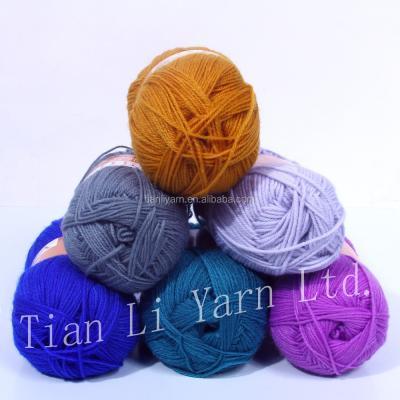 China Anti-pilling 100 polyester yarn for hand knitting textile yarn for sale