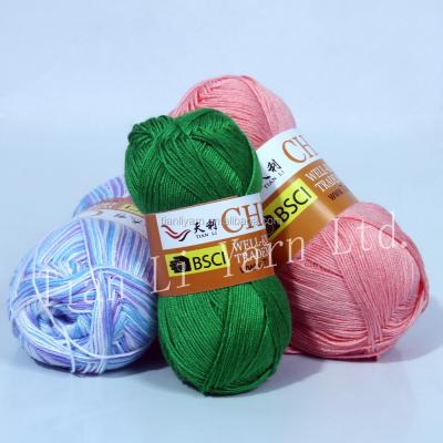 China Anti-pilling hand kintting yarn on ball 50%Bamboo 50%Acrylic Yarn TL-29 for sale