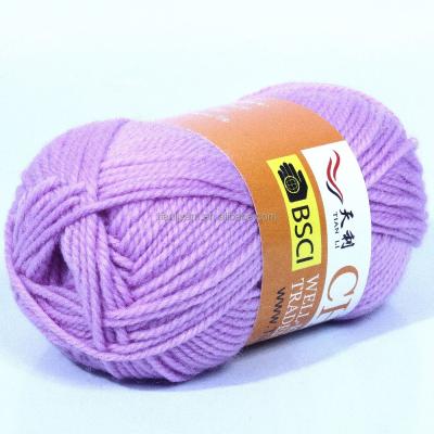 China Viable yarns of wool and polyesters for hand knitting crochet yarn for sale