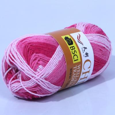 China Anti-pilling 100 cotton yarn hand knitting to chat soft yarn for sale