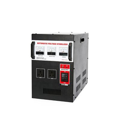 China SVC 50-250V 8000w input voltage voltage stabilizer 10000 watt automatic voltage stabilizer servo motor with AC for sale