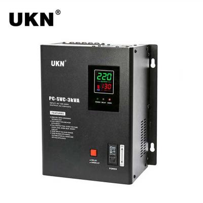 China Dbw PC-SVC 8k VA or 10k VA Wall Mounted AC Regulator Automatic Voltage Stabilizer Regulator with LED Display for sale