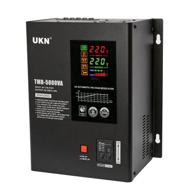 China New Dbw UKN Brand TMB-5KVA Power Line AC Voltage Regulator Wall Mounted Stabilizer 220V for sale