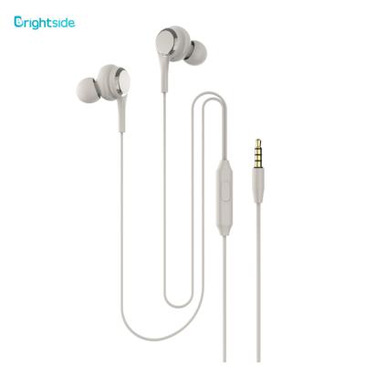 China Perfect Sound Hot Selling Best Quality Wired Earphone For Phone Tablet PC With Best Noise Cancellation And MIC for sale