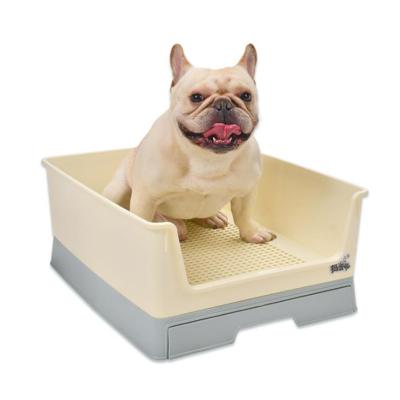 China Sustainable Hot Sale With Drawer Pet Loo Puppy Potty / Dog Toilet Wall for sale