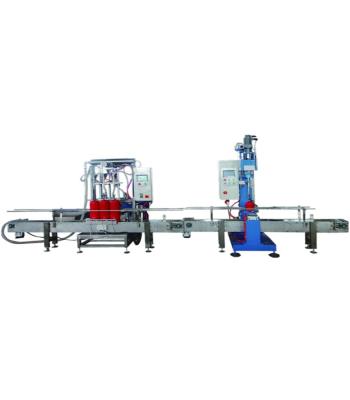 China Water filling& Foam to 2 Station Fire Extinguisher Automatic Water Filling Production Line for sale