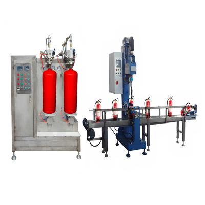 China Dubai Chemical Wholesale Market Automatic 2 Station Dry Powder Filling Machine For Fire Extinguisher for sale