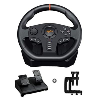 China With Handbreak PXN V900 270/900 Degree Volante PC Car Game Controller Racing Steering Gair Menu Wheel For PS3 4 Xbox One Series S X for sale