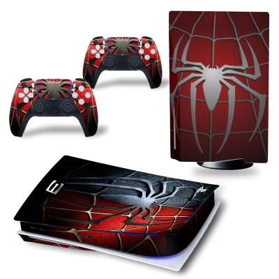 China Water Proof Shockproof Water Proof Shockproof OEM Spiderman Game Console Wireless Controller Dualsense Sticker For Ps5 for sale