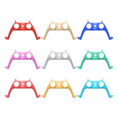 China Controller Plastic Colorful Face Plate Decorative Game Strip Panel For PS5 Playstation 5 Purple for sale