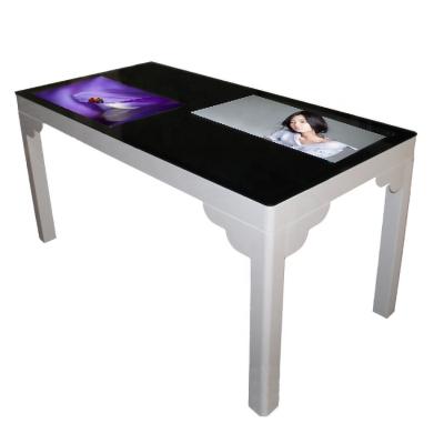 China Wifi Android LCD Display System Multi Touch Interactive Coffee Bar Touch Screen Coffee Tables Smart Meeting Room Table for sale