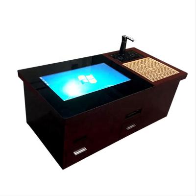 China (Size)Adjustable Hot Selling 32 Inch Indoor Interactive Multi Touch Screen Coffee Table LCD Touch Screen Digital Smart Tea Table for sale