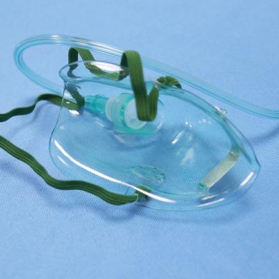 China PVC First Aid Adult Disposable Medical Equipment Small Oxygen Face Mask for sale