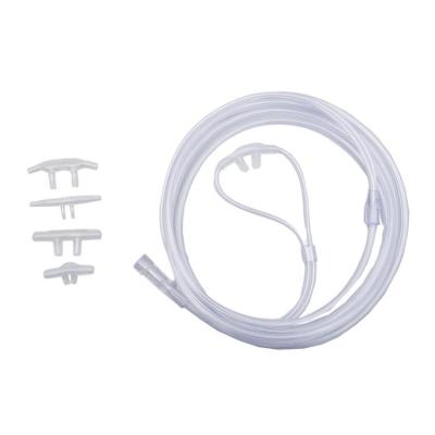 China High Flow Colored Oxygen Cannula PVC Different Types Nasal Tube Different Sizes for sale