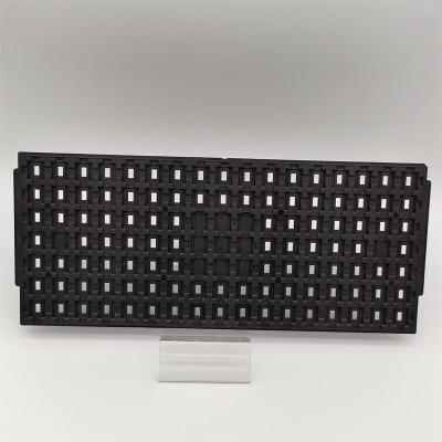 China 15.3x5.5MM Black MPPO Jedec Matrix Trays With 7X14 Compartments for BGA Packing for sale