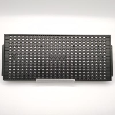 China Black MPPO ESD Component Tray 7.62mm Thick For BGA IC Devices for sale