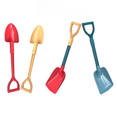 China Colorful Kids Soft Plastic Sand Toy Shovel Summer Play Sand Utensils Digging Beach Toys Beach Set Toys for sale