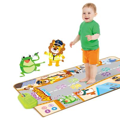 China Animal Touch Safe/Soft/Durable Baby Music Play Electronic Educational Toys Keyboard Game Musical Mat for sale