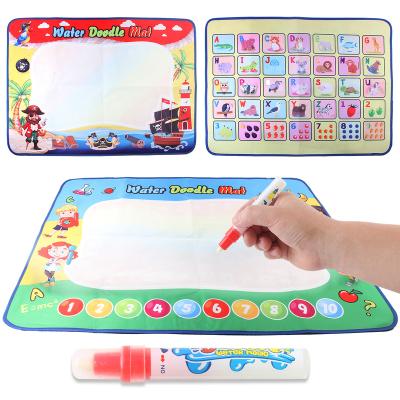 China Children's Water-Water Drawing Mat Polyester Play Mat DIY Children's Drawing Board Water Painting Toys 78X98CM Writing Water Doodle Painting Mat for sale