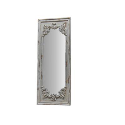 China Art Decor Hot Sale Luxury Full Mirror Wooden Home Wall Floor Decor Art Decor Full Wall Mirror for sale