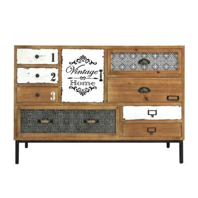 China ARTMADE Furniture Detachable Multifunctional Home Living Room Decor Farmhouse Vintage Rustic Vintage Sideboards With Drawers for sale