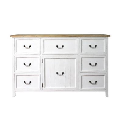 China ARTMADE Detachable Modern Style White Color Living Room Cabinets Kitchen Customized Handmade Antique Tool Storage Cabinet Large for sale