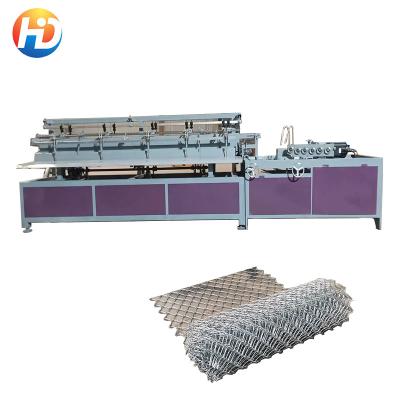 China Building Material Shops Semi Automatic Chain Link Fence Machine for sale