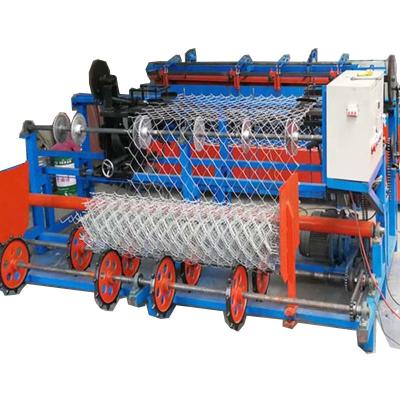 China Wire Mesh Good Quality Mini Chain Link Weaving Fence Making Machine for sale