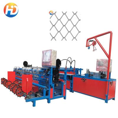 China Building Material Shops Automatic Single Wire Chain Link Fence Machine for sale