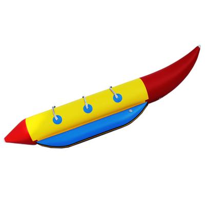 China PVC fun inflatable banana boat for 2 or 3 people for sale