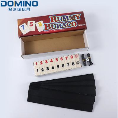 China Custom coin factory mahjong game rummy set white plastic colorful rummy games set for sale