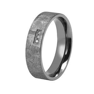 China Pure Tantalum Wedding Band Beveled Edges Gold Black Silver Simple Wedding Bands for sale