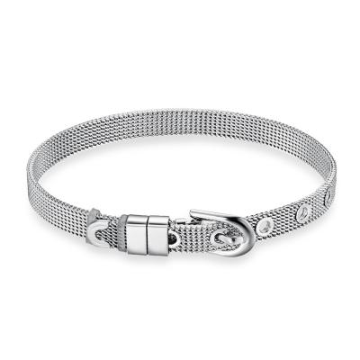 China Vintage Fashion Men Jewelry Silver Stainless Steel Bracelets for sale