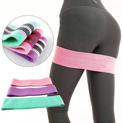 China High Quality Exercise Custom Printed 3 Levels Shaping Hip Leg Circle Yoga GYM Squat Resistance Band for sale