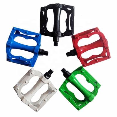 China Mountain Bikes Wholesale Bicycle MNM Aluminum Alloy Pedal Bike Pedals For MTB Mountain Bike Road Red Green for sale