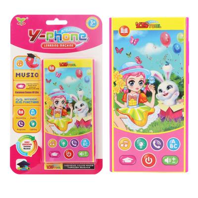 China Toy Mainan Baby Smart Toy Learning English Mobile Phone Languages ​​Learning Toy Y-phone Puzzle Early Educational Educational Toy for sale