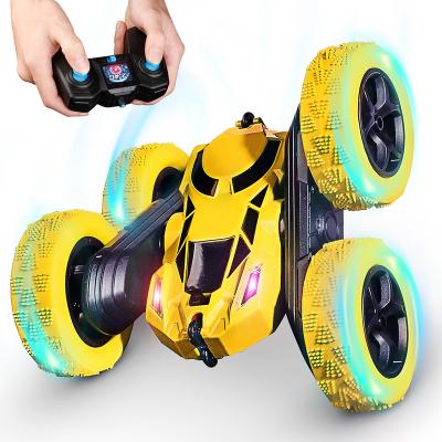 China New type popular product low price stunt double side car and high speed car children's toy electric car 828g for sale