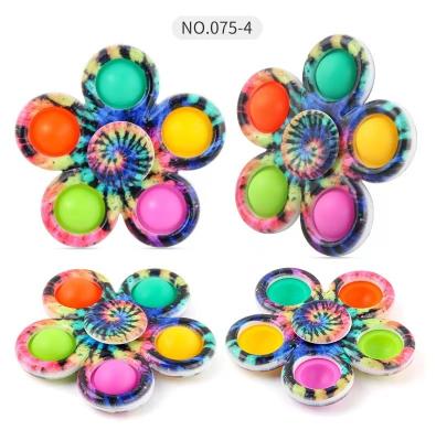 China Hand Spinner Worry Gift Toy Printing Stress Relief Running Spinner Finger 075 for sale