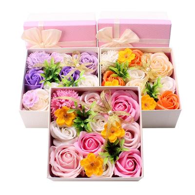 중국 Valentine's Day Gift& 2021 Wedding Festival Decoration Hot Selling Rose Flower Gift Box For Soap Perfect Birthday Valentines Day Mother's Day Wedding Gifts 판매용