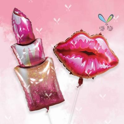 China Large Size 2021 Valentine's Day Decoration Cymylar Lipstick and Cymylar Lip Foil Balloon Set for Happy Valentines Day Party Decoration à venda