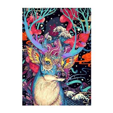 China 2021Wholesale 5D DIY Diamond Painting Cross Stitch Deer Full Drill Mosaic Abstract Picture Diamond Embroidery Home Wall Decor for sale