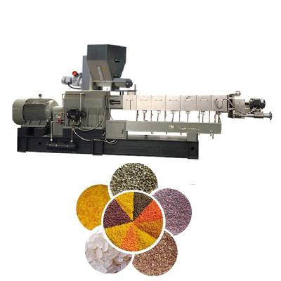 China Low Energy High Speed ​​Best Selling Twin Screw Extruder Artificial Enriched Rice Making Processing Machine for sale